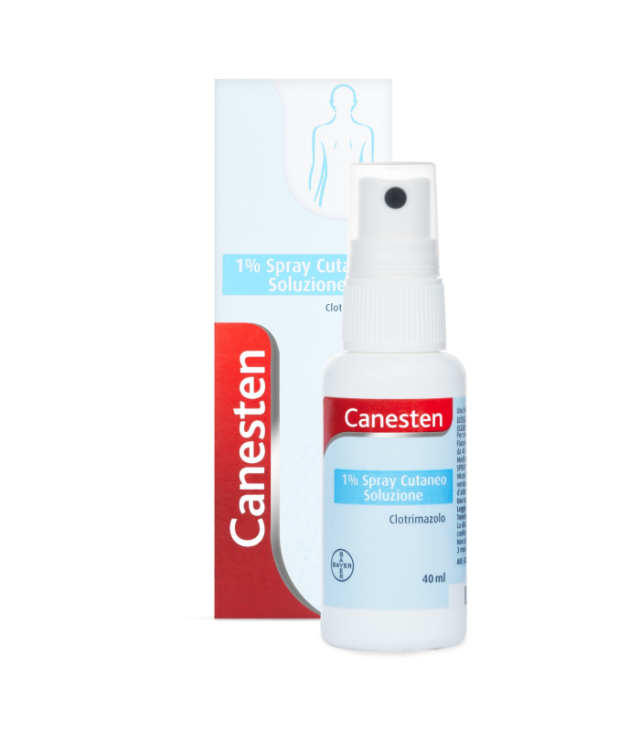 CANESTEN*spray cutaneo 40 ml 1% con pompa dosatrice