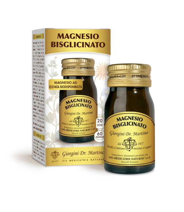 MAGNESIO BISGLICINATO 60 PAS MAGNESIO BISGLICINATO 60 PAS