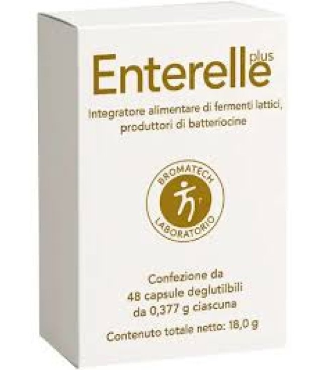 ENTERELLE PLUS 48CPS - Integratore alimentare con fermenti lattici selezionati, utile per sostenere l'equilibrio della flora intestinale