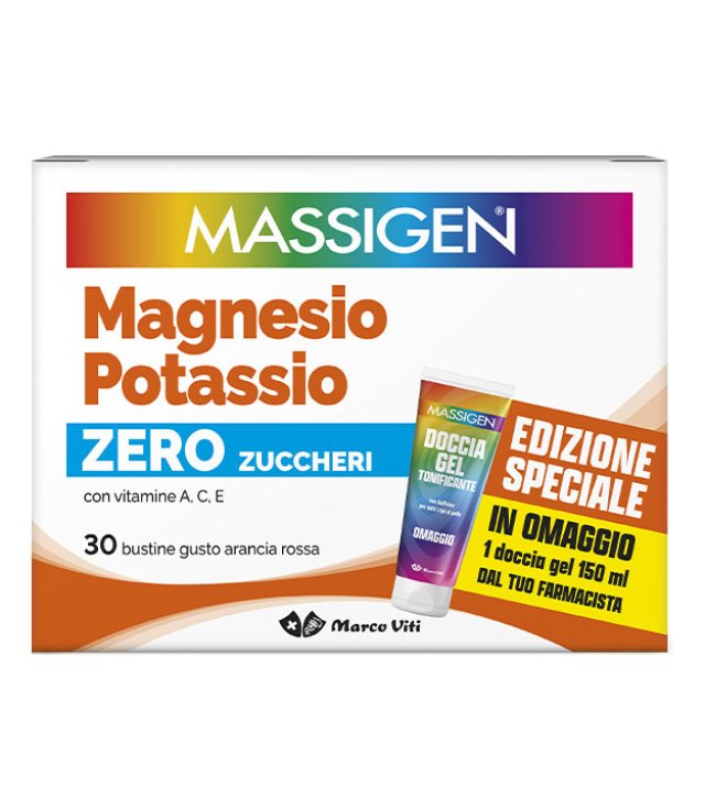 MASSIGEN MAGNESIO POTASSIO SENZA ZUCCHERO 30 BUSTINE EDIZIONE SPECIALE 2025 MASSIGEN MAGNESIO POTASSIO SENZA ZUCCHERO 30 BUSTINE EDIZIONE SPECIALE 2025