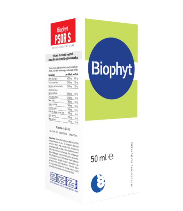 BIOPHYT PSOR S 50 ML SOLUZIONE IDROALCOLICA