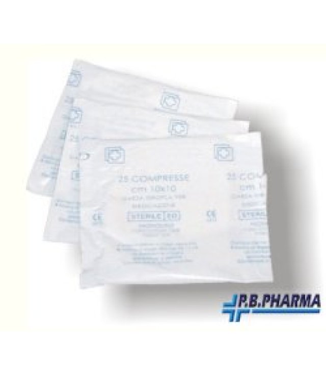 GARZA STER 10X10CM 25PZ PBPHARMA