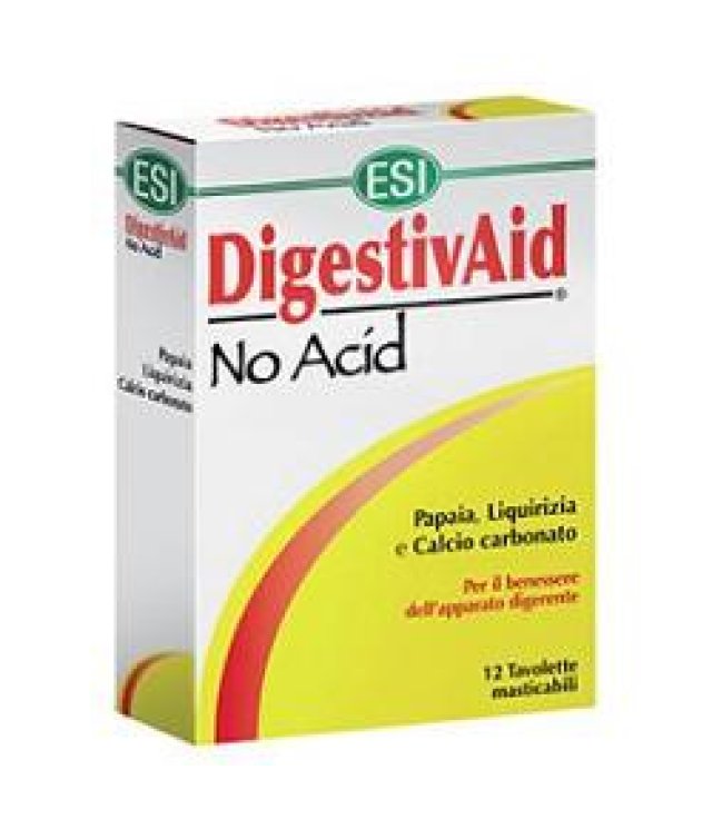 DIGESTIVAID NO ACID 12 TAVOLETTE