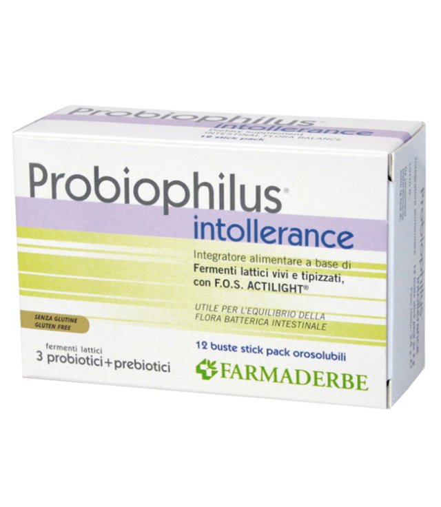 PROBIOPHILUS INTOLLERANCE 12 BUSTINE 24 G