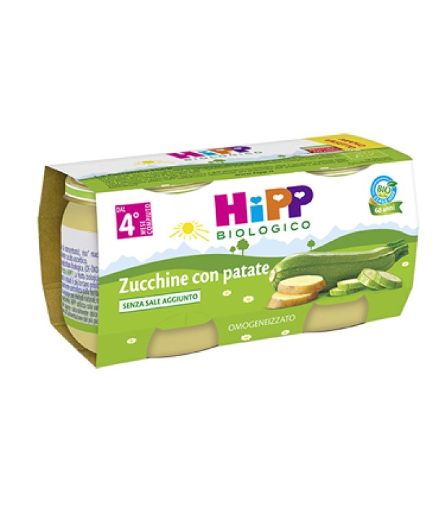 HIPP BIO OMOG ZUCCH PAT 2X80G