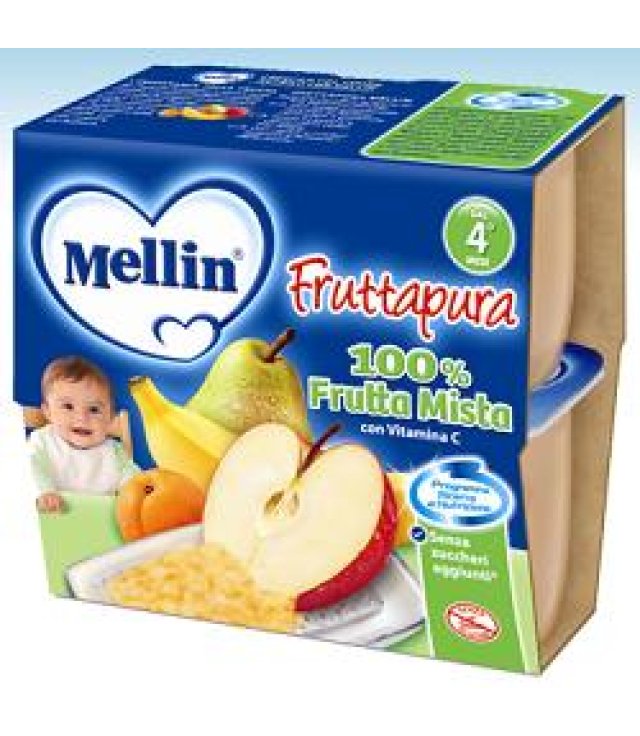 MELLIN FRUT PUR MISTA     100GR    4 VAS