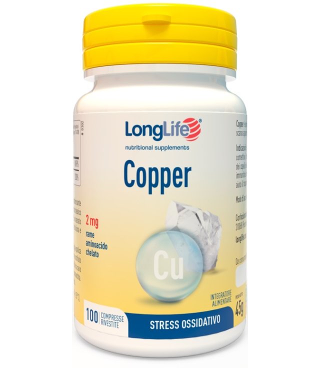 LONGLIFE COPPER 2 MG 100 COMPRESSE