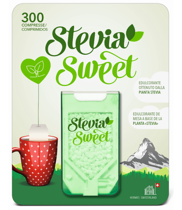 HERMESETAS STEVIA 300CPR