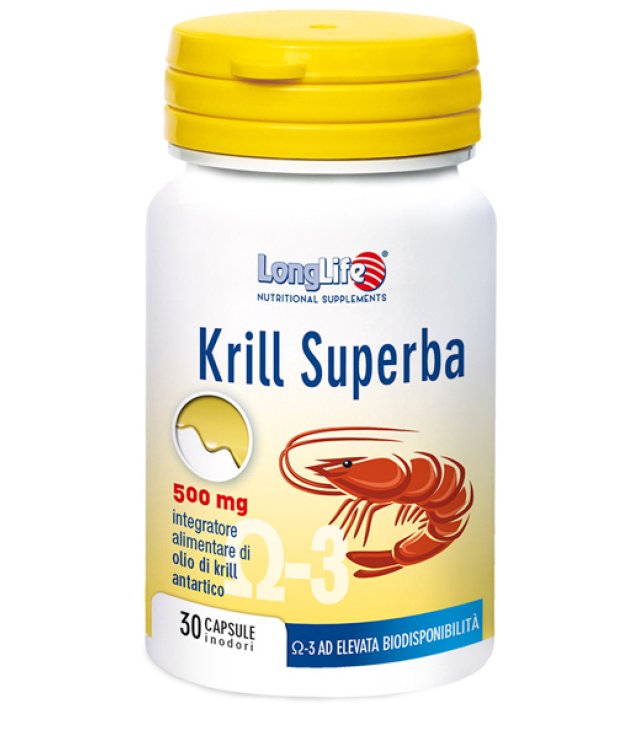 LONGLIFE KRILL SUPERBA 30 CAPSULE