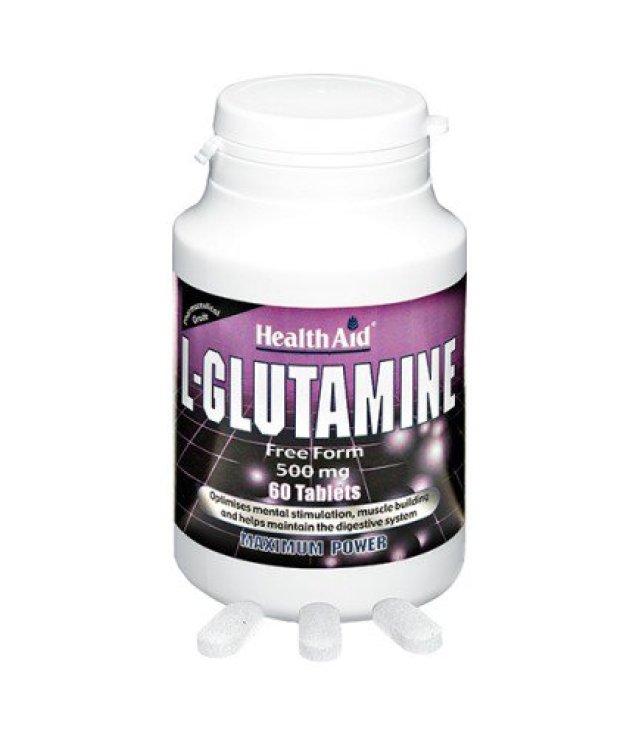GLUTAMINA 60TAV 500MG HEALTHAID GLUTAMINA 60TAV 500MG HEALTHAID