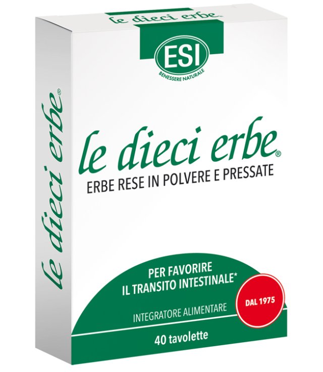 LE DIECI ERBE 40 TAVOLETTE