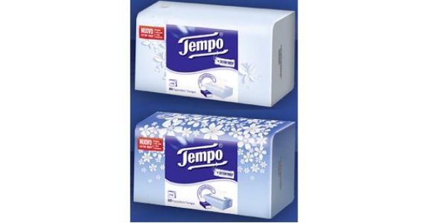 Fazzoletti Tempo Natural & Soft - Confezione Da 6 Pezzi, Biodegradabili, Ipoallergenici, Senza Profumo - Foto 7