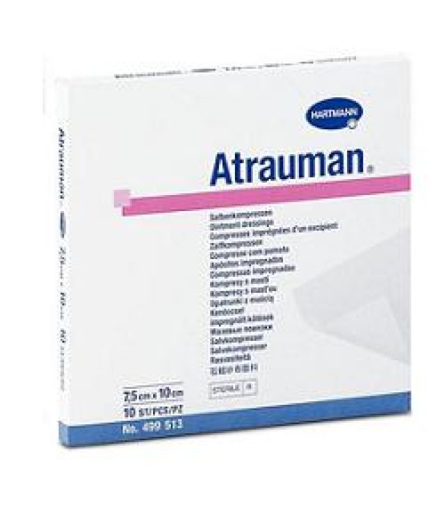 GARZA ATRAUMAN 7,5X10CM 10PZ