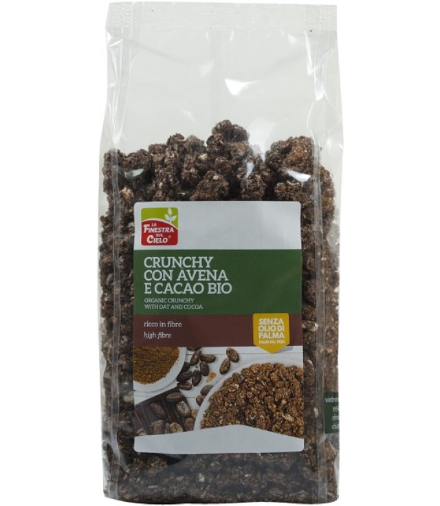 <CRUNCHY AVENA CACAO BTB  375GR