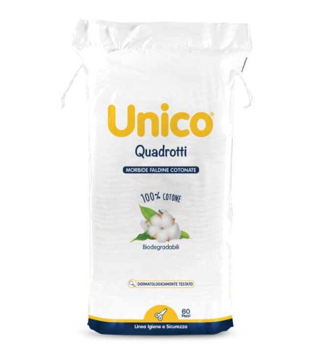 UNICO QUADROTTI 100% COT 60PZ UNICO QUADROTTI 100% COT 60PZ