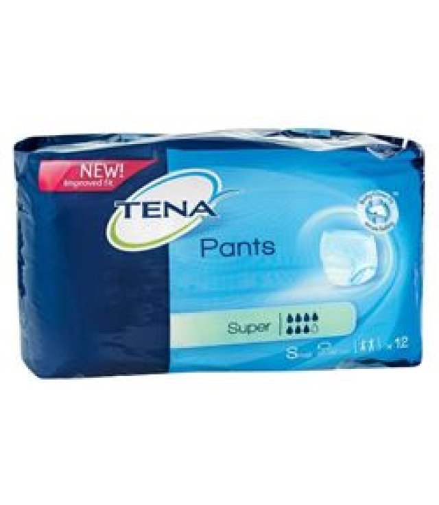 TENA PANTS SUPER PANN S 12PZ