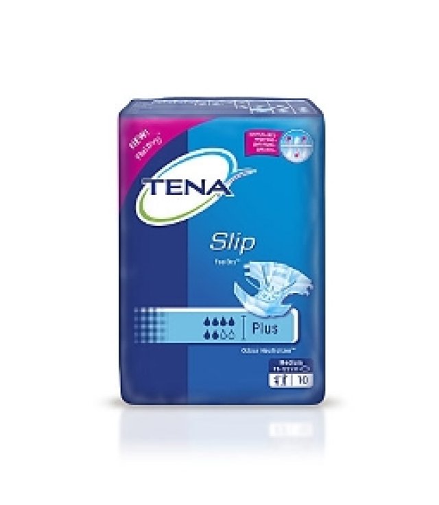 TENA SLIP PLUS PANN M 10PZ