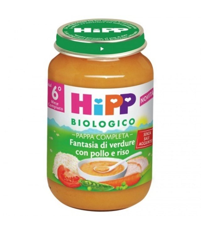 HIPP FANTASIA VERDU POLLO/RISO