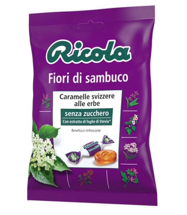 RICOLA CARAM.SAMBUCO S/Z.70G RICOLA CARAM.SAMBUCO S/Z.70G