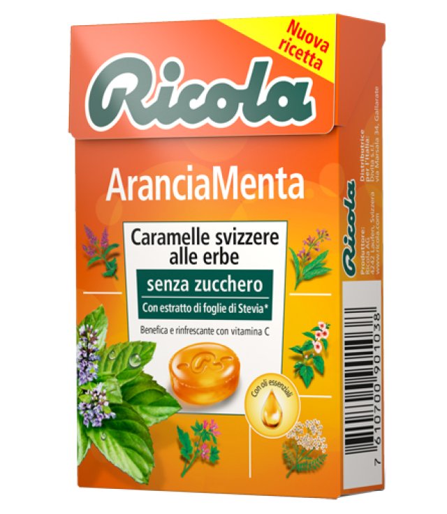 RICOLA CARAM.ARAN/MENTA S/Z.50G RICOLA CARAM.ARAN/MENTA S/Z.50G