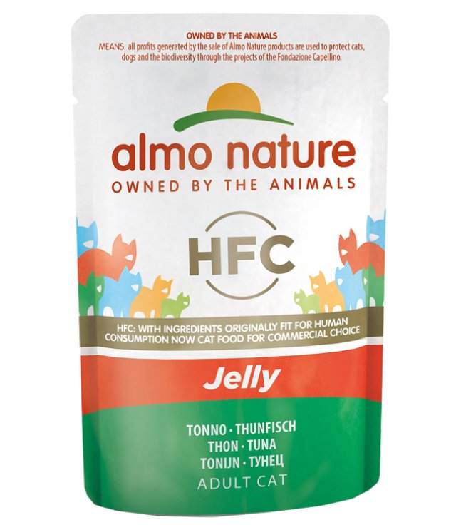 ALMO CAT JELLY 55 GR TONNO