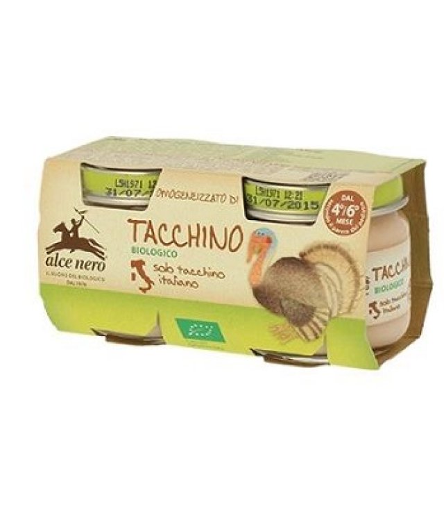 OMOGENEIZ TACCHINO BIO 2X80G ALC