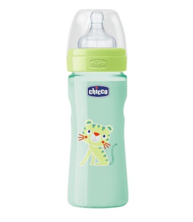 CHICCO BIBERON WELL BEING COLORATO IN POLIPROPILENE UNISEX D A 250 ML MEDIUM SILICONE CHICCO BIBERON WELL BEING COLORATO IN POLIPROPILENE UNISEX D A 250 ML MEDIUM SILICONE