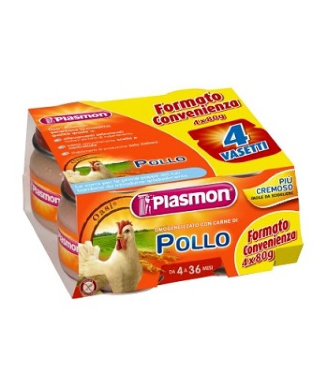 PLASMON OMOG POLLO 4X80G