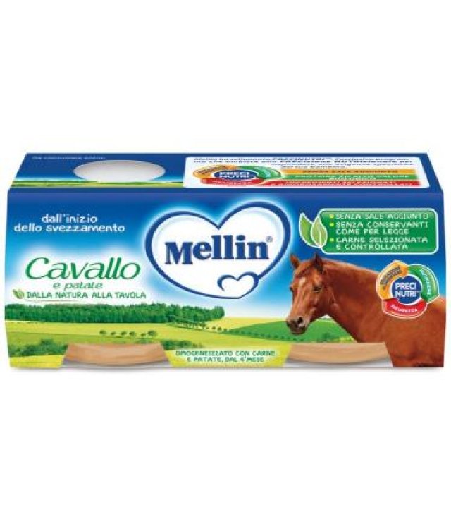 MELLIN OMOG CAVALLO/PATAT 80GR   2   VAS