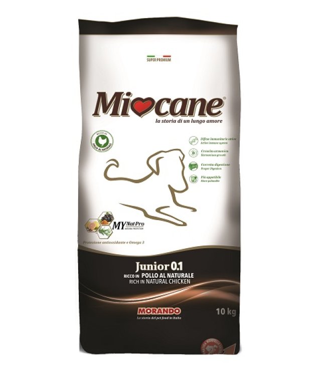 V MIOCANE JUNIOR 0,1 POLLO 10KG