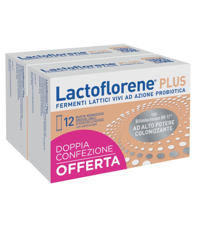 LACTOFLORENE PLUS BIPACK 12BUSTE LACTOFLORENE PLUS BIPACK 12BUSTE