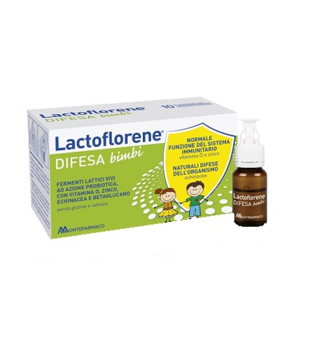 LACTOFLORENE DIFESA BAMBINI 10 FLACONI 100 ML