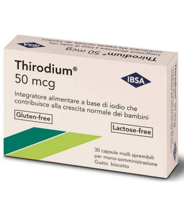 THIRODIUM 50MCG 30 CAPSULE SPREMIBILI MONO-SOMMINISTRAZIONE7,54 G