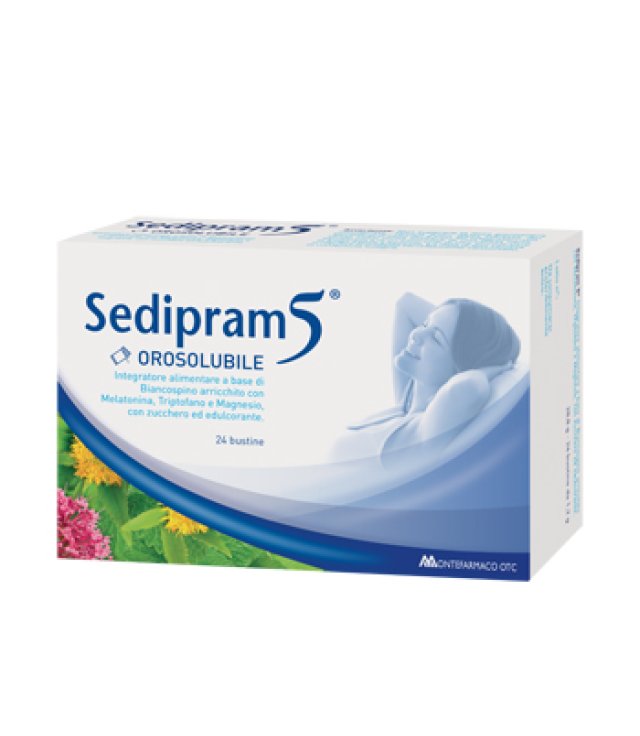 SEDIPRAM 5 24 STICKPACK OROSOLUBILI 28,8 G