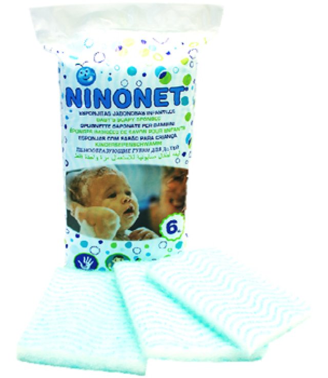 NINONET SPUGNETTA SAP BB  FARMAC   6 PZ