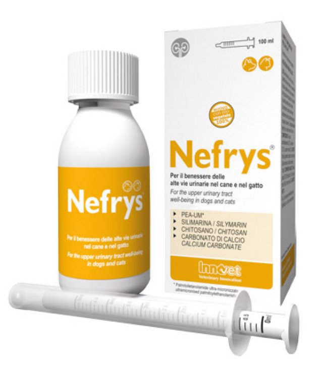 NEFRYS VEG 100 100 ML CON SIRINGA DOSATRICE ALIMENTO COMPLEMENTARE PER CANI E GATTI