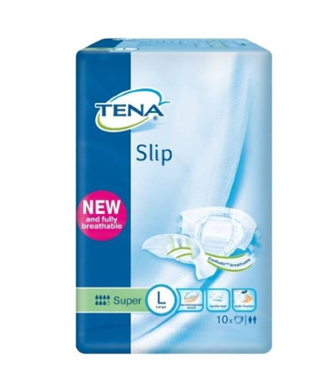 TENA SLIP SUPER PANN L 10PZ