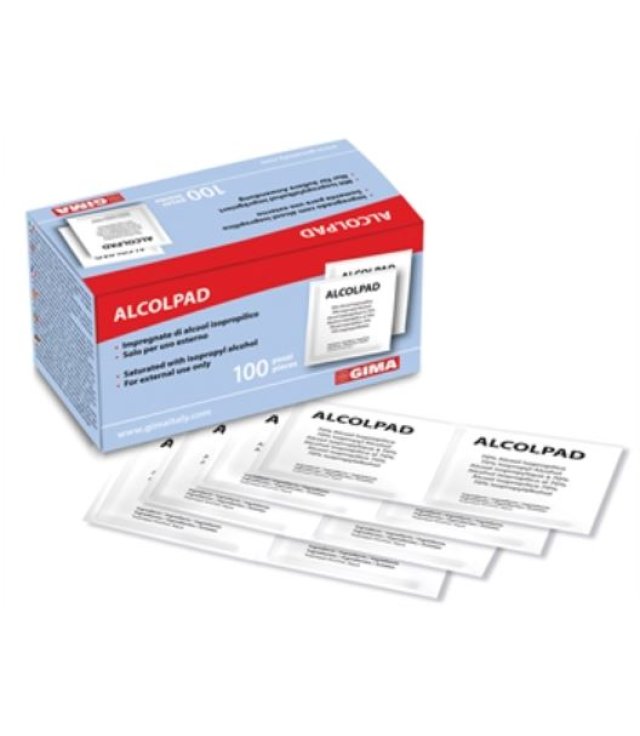 ALCOLPAD 70% ISOPROPILICO100PZ
