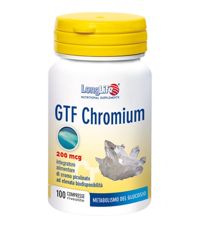 LONGLIFE GTF CHROMIUM 100 COMPRESSE