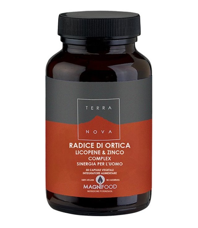 TERRANOVA RADICE ORTICA LICOPENE ZINCO SINERGIA UOMO 50 CAPS ULE