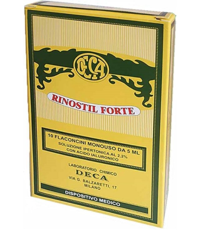 RINOSTIL FORTE SOLUZIONE IPERTONICA 10 FLACONCINI MONOUSO DA5 ML