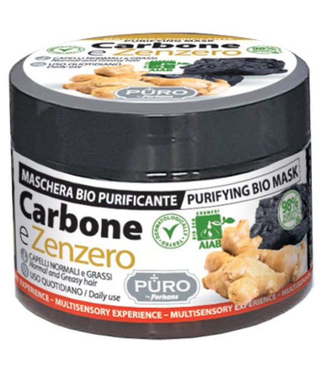 PURO BIO MASCHERA CARB-ZE250ML