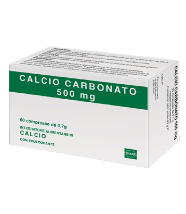 CALCIO CARBONATO 60 COMPRESSE