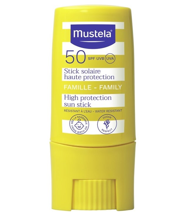 MUSTELA STICK SOLARE PROTEZIONE MOLTO ALTA SPF50+ 10 ML