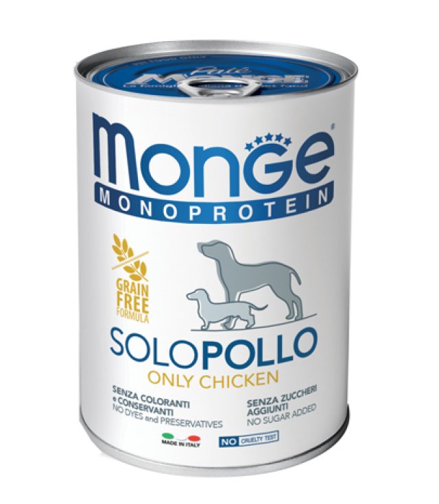 V MONGE MONOPROT 100% POLLO 400G V MONGE MONOPROT 100% POLLO 400G