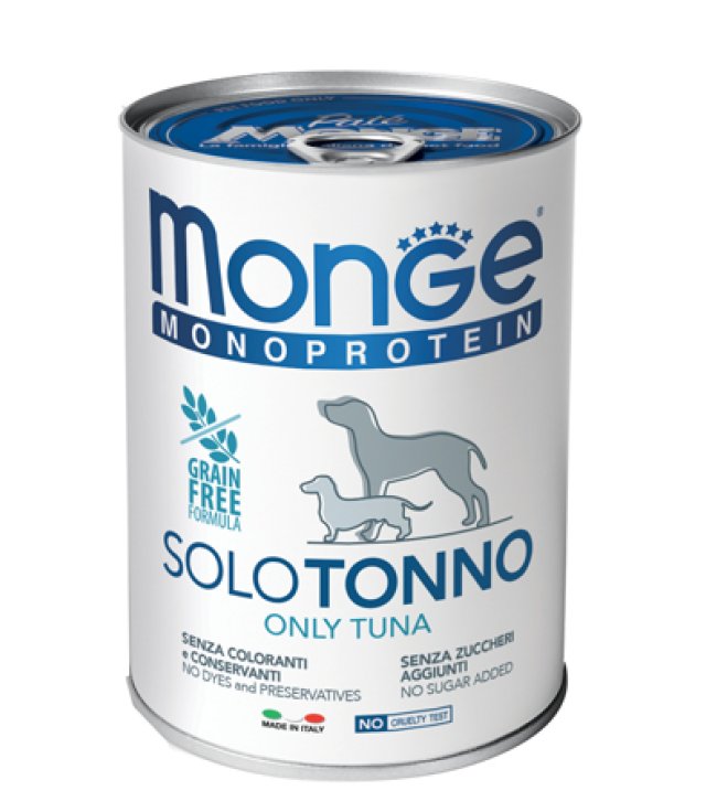 V MONGE MONOPROT 100% TONNO 400G V MONGE MONOPROT 100% TONNO 400G
