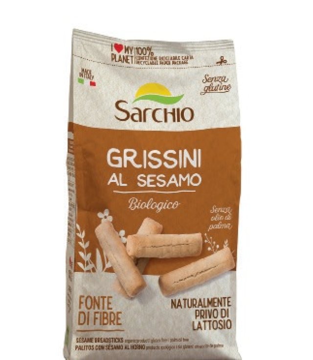 SARCHIO GRISSINI AL SESAMO 180 G SARCHIO GRISSINI AL SESAMO 180 G