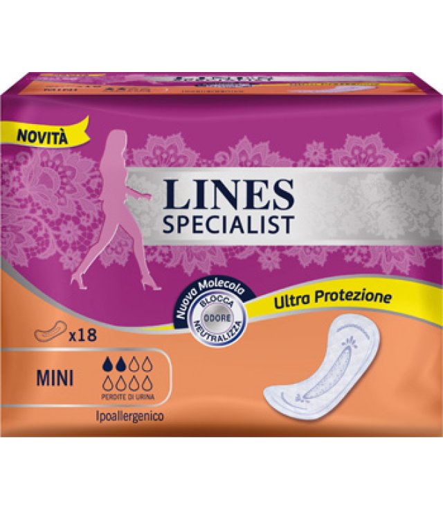 LINES SPECIALIST PANNOLONE MINI FARMA 18 PEZZI LINES SPECIALIST PANNOLONE MINI FARMA 18 PEZZI