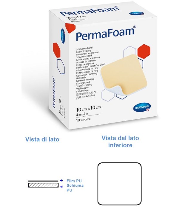 PERMAFOAM CLASSIC MED.10X10 10PZ