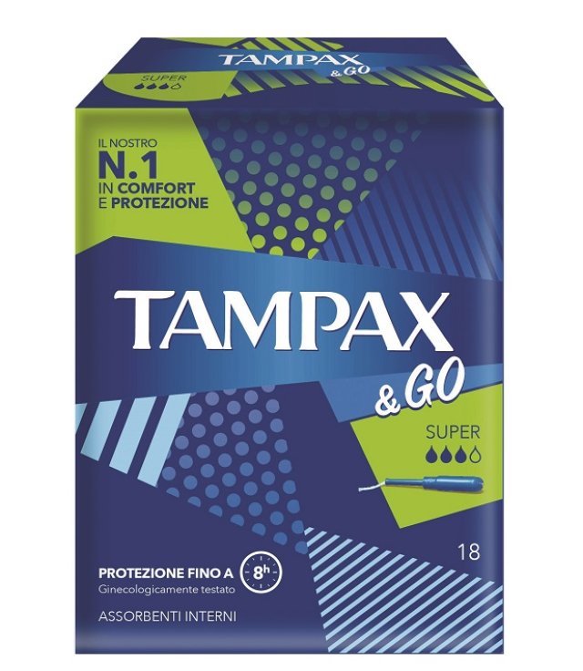 TAMPAX&GO SUPER 18 PEZZI